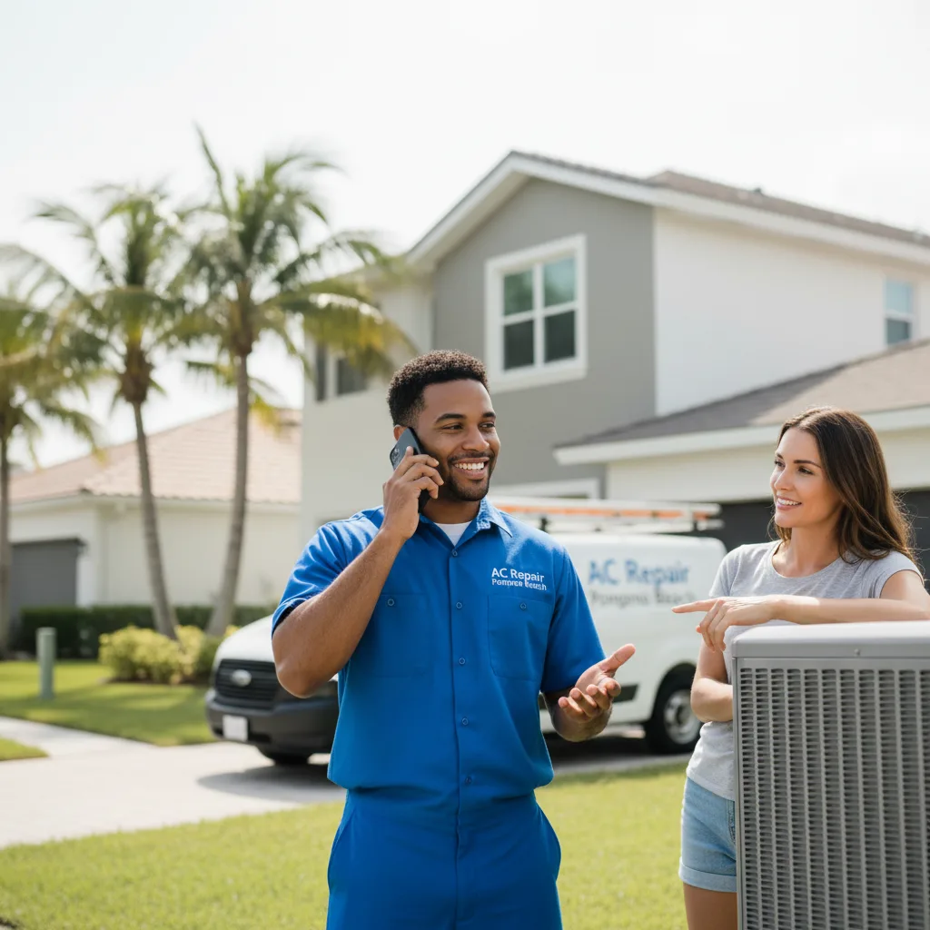 AC Repair Pompano Beach customer support in Kerman